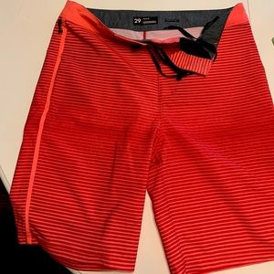 Hurley swim shorts- salmon color